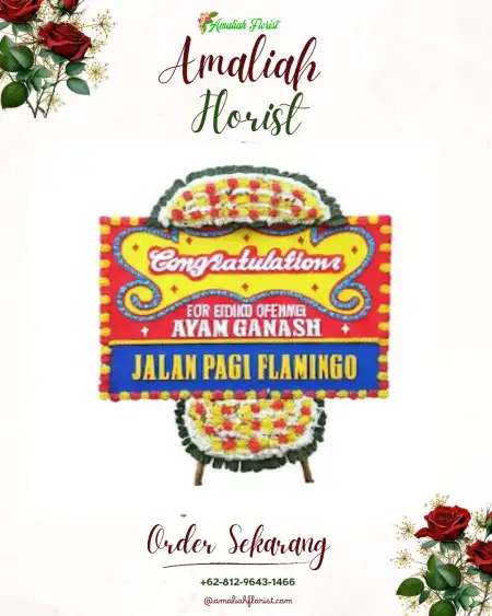 Sewa Papan Bunga Kawangkoan Barat